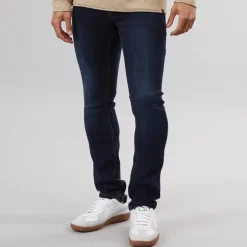 Herre Tulio Hybrid Jeans Med Lige Ben Blå