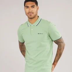 Herre Twin Tipped Polo Græs Grøn