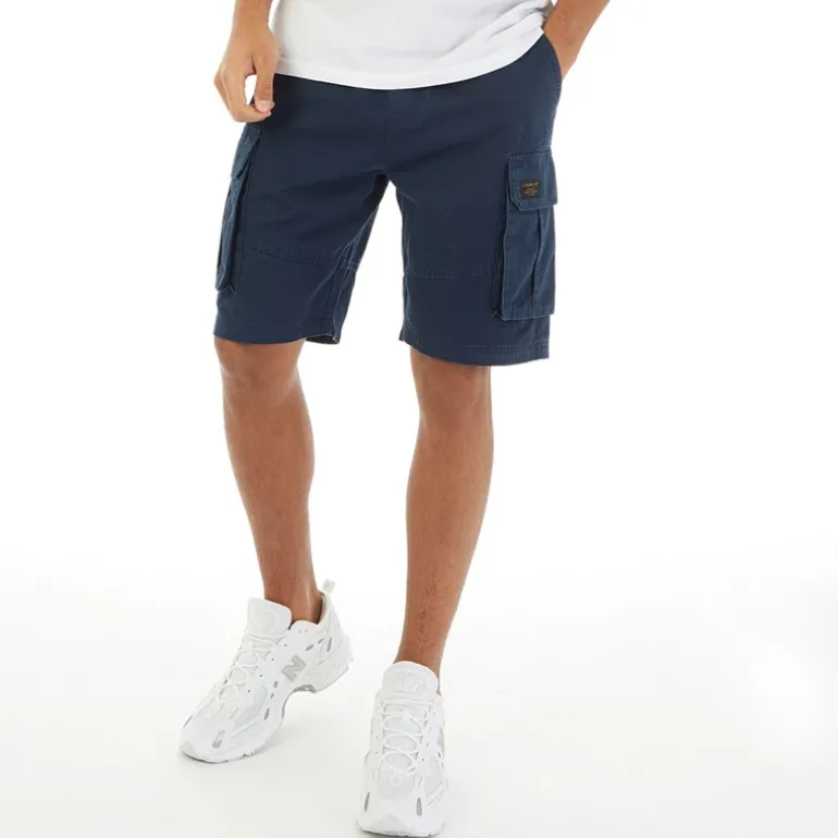 Herre Utility Cargo Shorts Blå