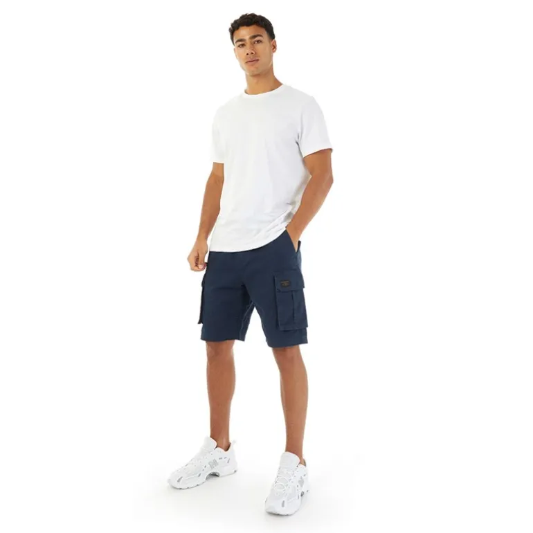 Herre Utility Cargo Shorts Blå