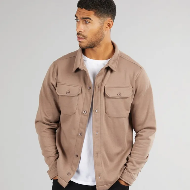 Herre Varm Skjortejakke Mink