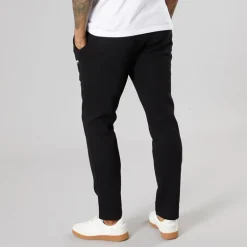 Herre Vesterbro Joggingbukser Med Åben Kant Sort/​Hvid