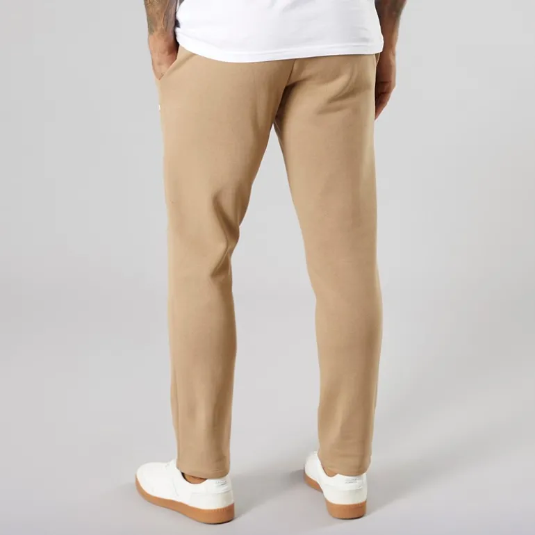 Herre Vesterbro Joggingbukser Med Åben Kant Silver Mink/Hvid