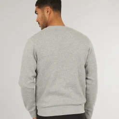 Herre Vesterbro Side Sweatshirt Lys Grå Marl/​Sort