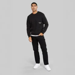 Herre Vesterbro Side Sweatshirt Sort/​Hvid