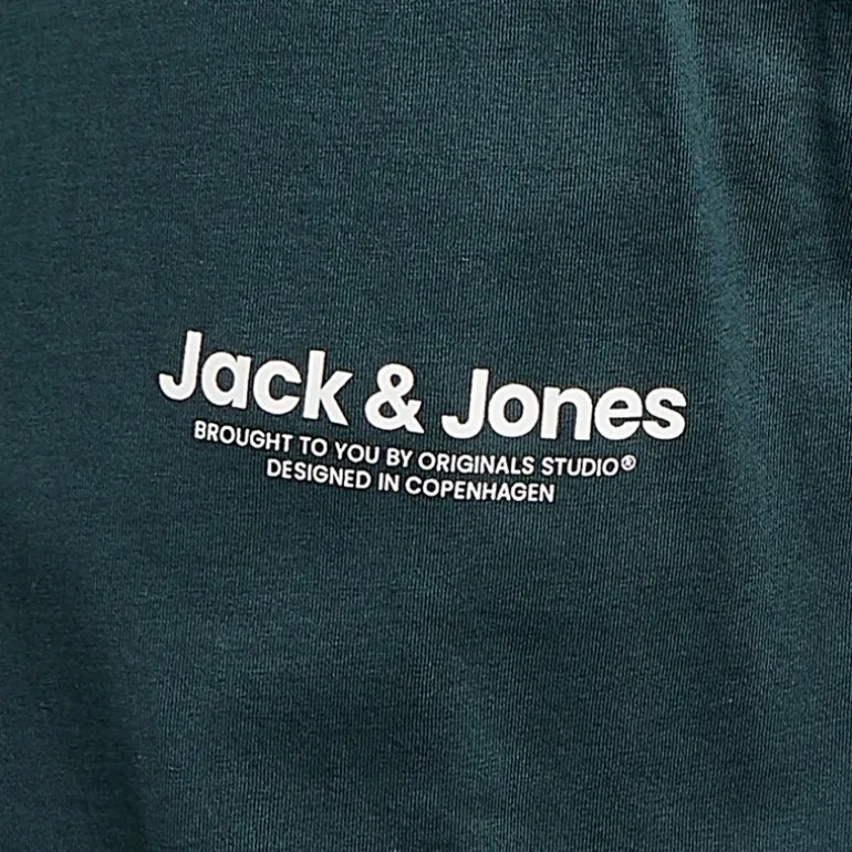 Herre Vesterbro Side Tre Pak Afslappet Pasform T-shirts Sort/Sølv Mink/Magisk Skov