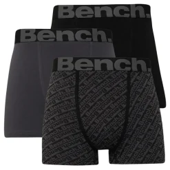 Herre Vildar 3-pak Boxershorts Sort AOP/​Sort/​Mørkegrå