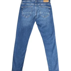 Herre Warp Skinny Jeans Blå