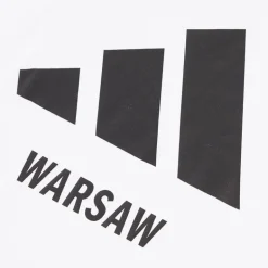 Herre Warszawa Grafik T Shirt Hvid