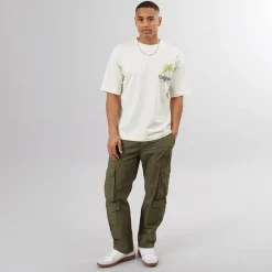 Herre Waves Cargobukser kakigrøn