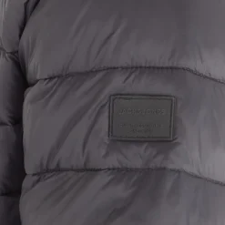 Herre Wayne Hooded Puffer Jakke Sort