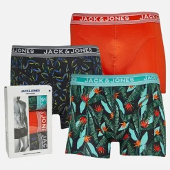 Herre West Tre Pak Underbukser Sort/​Tangerine Tango/​Sort