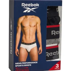 Herre Wiggins Performance 3-pak Underbukser Sort/​Grå Melange/​Hvid