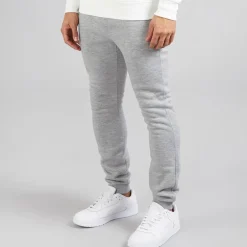 Herre Willas Joggingbukser Lysegrå Melange