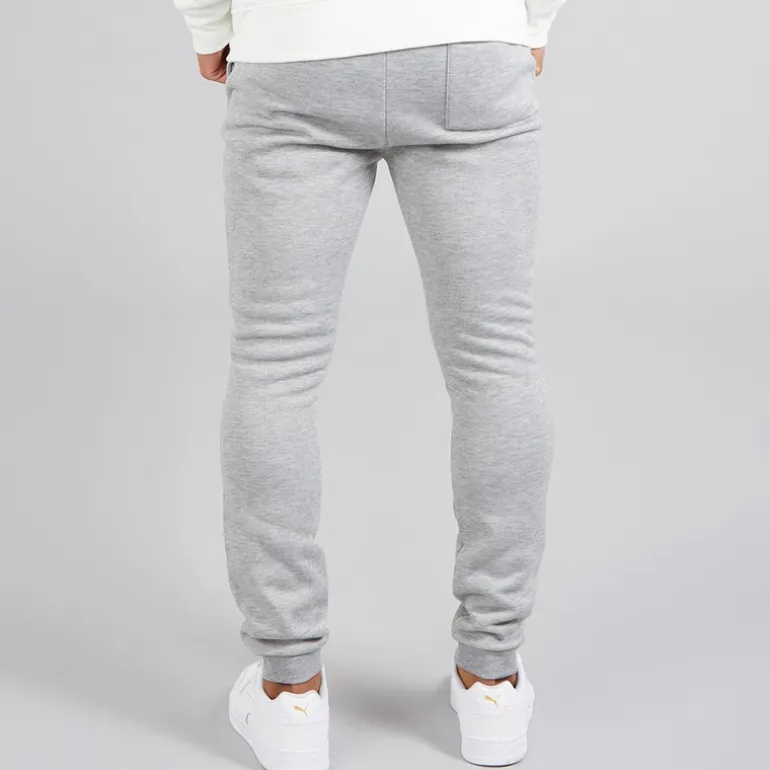 Herre Willas Joggingbukser Lysegrå Melange