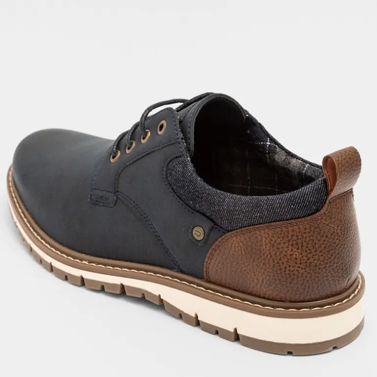 Herresko Cambridge Blå/Brun