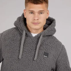 Hættetrøje i Charcoal til Herre Jerry