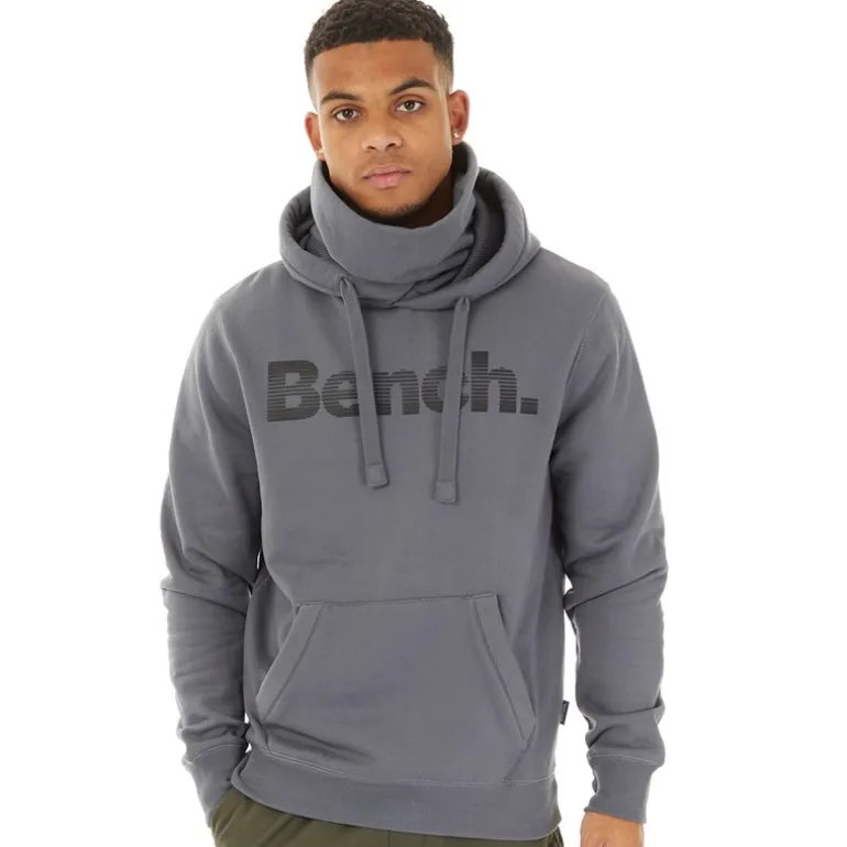 Hættetrøje i Stålgrå til Mænd
