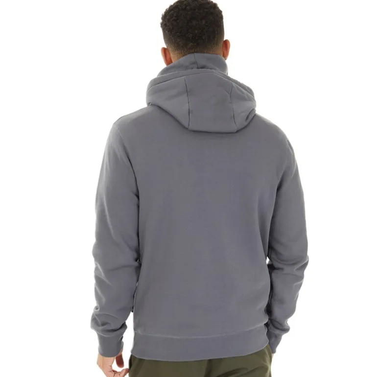 Hættetrøje i Stålgrå til Mænd