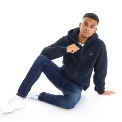 Hættetrøje til Herre Tommy Marineblå