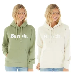 Hættetrøjer til kvinder Leane 2-pak Blød Khaki/Sten Grå