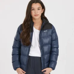 Jakke til Piger Kaylee Blå/​Sort