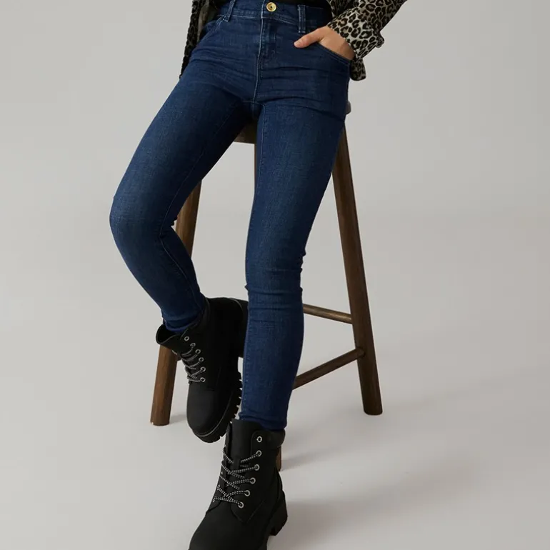 Jeans til Piger Polly Dnmtasi Mellemblå Denim