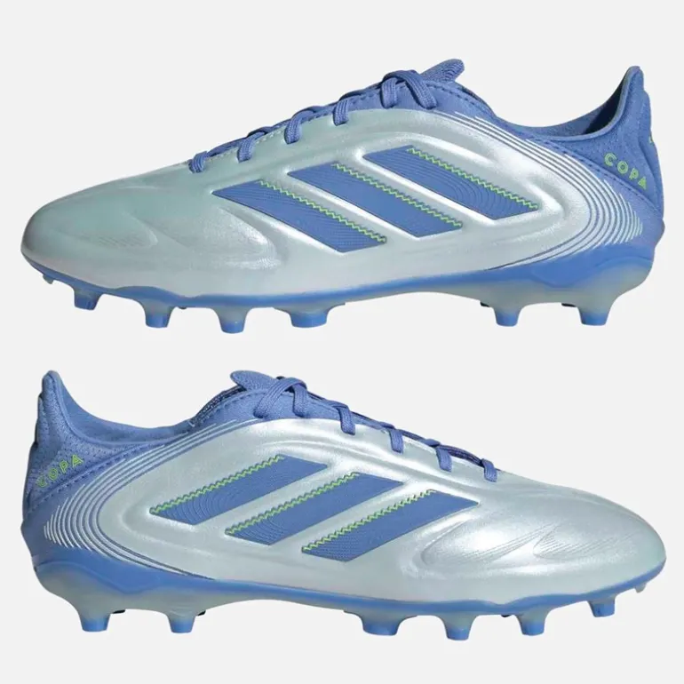 Junior Copa Pure 3 Elite Celestial Victory Pakke FG/MG Fast/Multi Bund Fodboldstøvler Halo Blue/Blue Fusion/Lucid Lemon