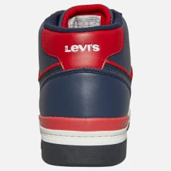 Junior Dereck Hi Top Sneakers Marine Rød 0290