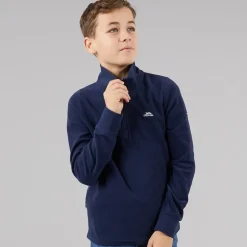 Junior Drenge Masonville 1/​2 Lynlås Mikro Fleece Blå