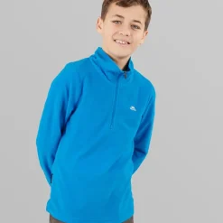 Junior Drenge Masonville 1/​2 Lynlås Mikro Fleece Kobolt