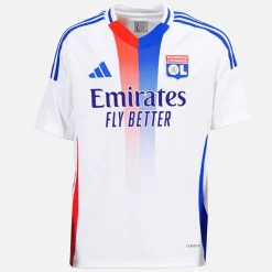 Junior Drenge OL Olympique Lyon 24/25 hjemme trøje Hvid