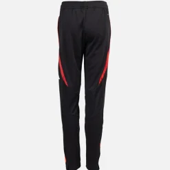 Junior Drenge OL Olympique Lyon træningsbukser Sort/App Solar Red