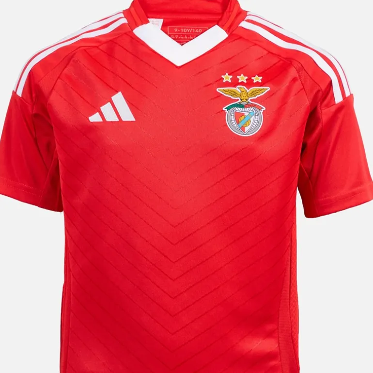 Junior Drenge SLB Benfica 24/25 hjemme trøje Benfica Red