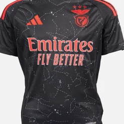 Junior Drenge SLB Benfica 24/​25 udebanetrøje Sort