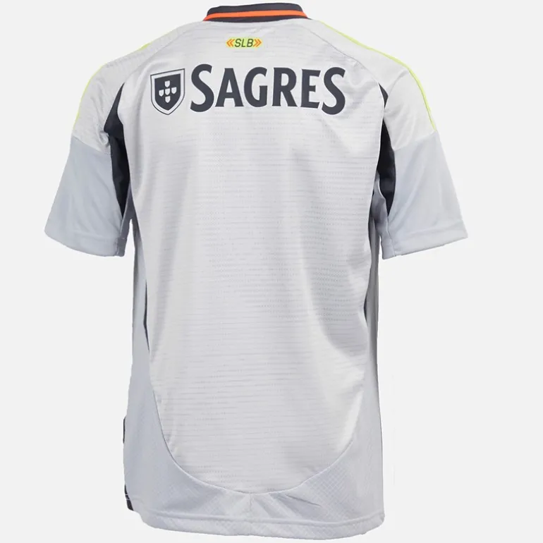 Junior Drenge SLB Benfica 24/25 tredje trøje Light Solid Grey