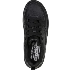 Junior Drenge Sport Court 92 Vandafvisende Snøresko Casual Sneakers Sort