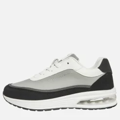 Junior Drenge Suede Blok Træningssko Hvid/Sort