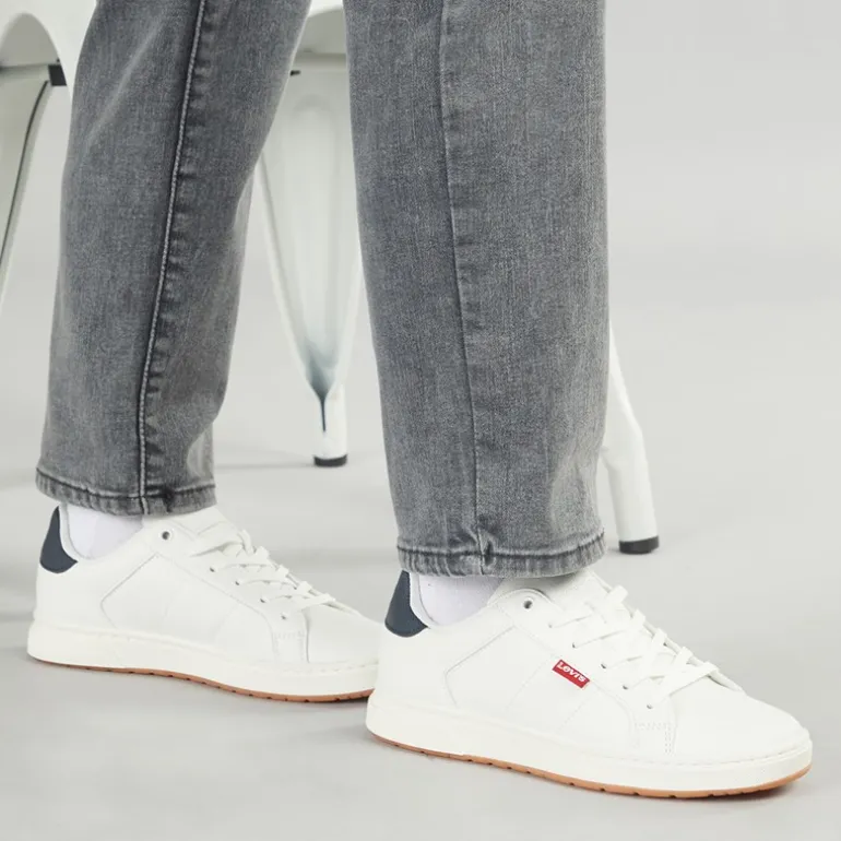 Junior Piper Sneakers Hvid Blå 0063