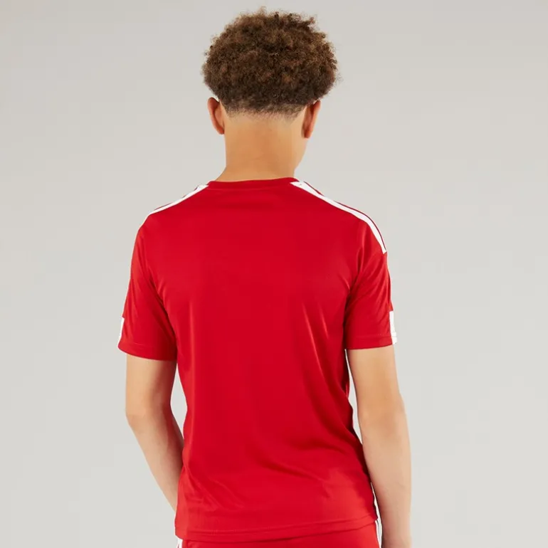 Junior Squadra 21 T-shirt Team Power Red/Hvid