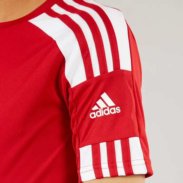 Junior Squadra 21 T-shirt Team Power Red/Hvid