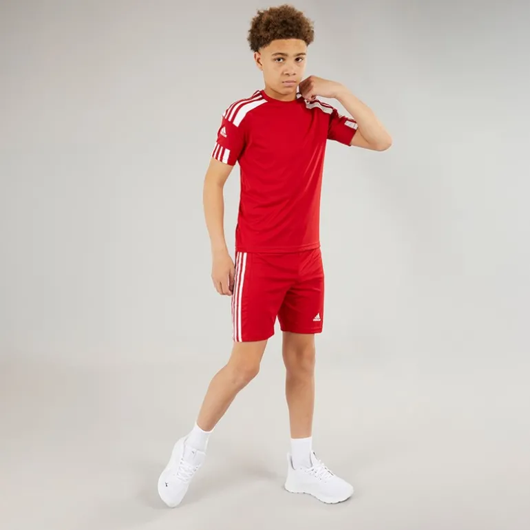 Junior Squadra 21 T-shirt Team Power Red/Hvid