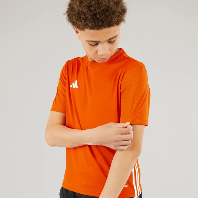 Junior Tabela 23 T Shirt Team Orange/Hvid