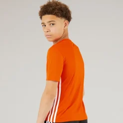 Junior Tabela 23 T Shirt Team Orange/​Hvid