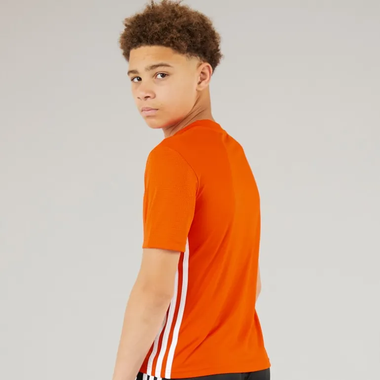 Junior Tabela 23 T Shirt Team Orange/Hvid