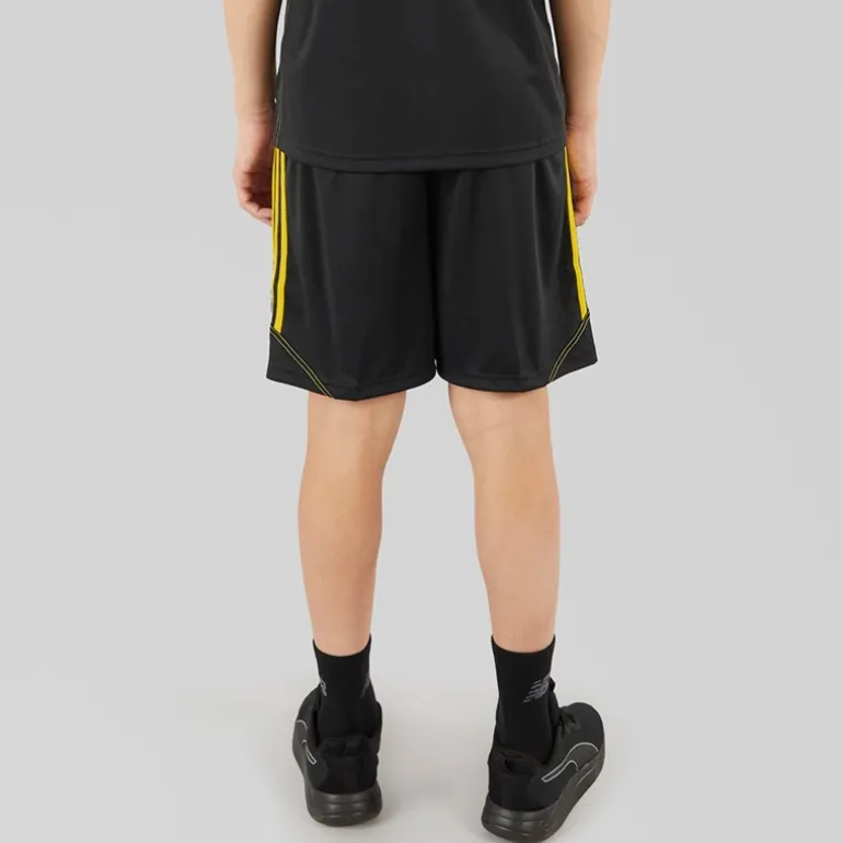 Junior Tiro 23 Club Shorts Sort/Bright Yellow