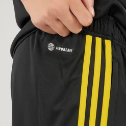 Junior Tiro 23 Club Shorts Sort/Bright Yellow