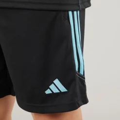 Junior Tiro 23 Club Trænings Shorts Sort/​Preloved Blue