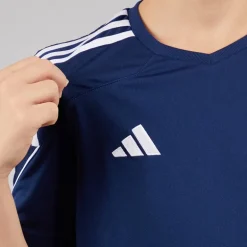 Junior Tiro 23 League T-shirt Team Navy Blue/​Hvid