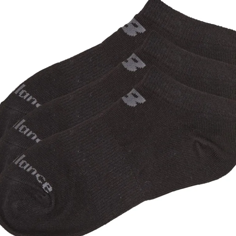 Junior Tre Pak Ingen Synlige Sokker Sort